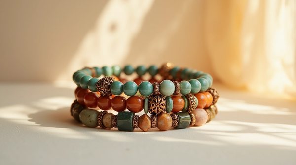 L'élégance douce des bracelets en pierre naturelle