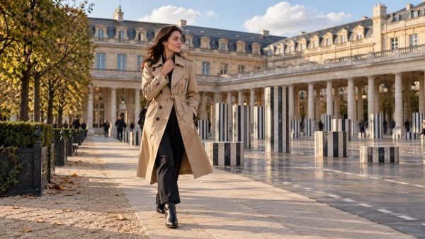 Top 5 inspirations derrière le trench féminin